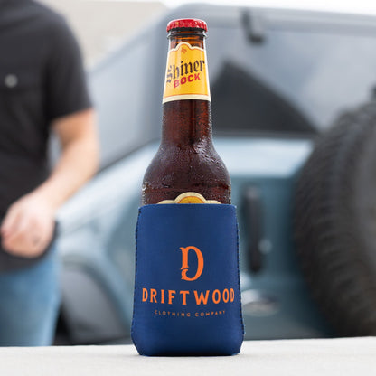 Driftwood Navy Koozie
